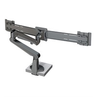 Elevate Dual Monitor Arm 58 - 2×6 kg, gasfjädrad, dual bar, svart